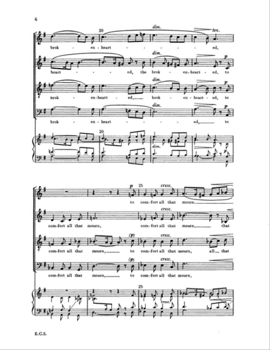 Good Tidings to the Meek 4-Part scores gallery preview page 5