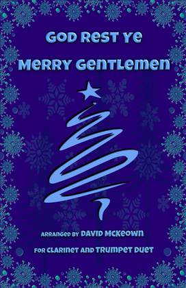 Book cover for God Rest Ye Merry Gentlemen, Jazz Style, for Clarinet and Trumpet Duet