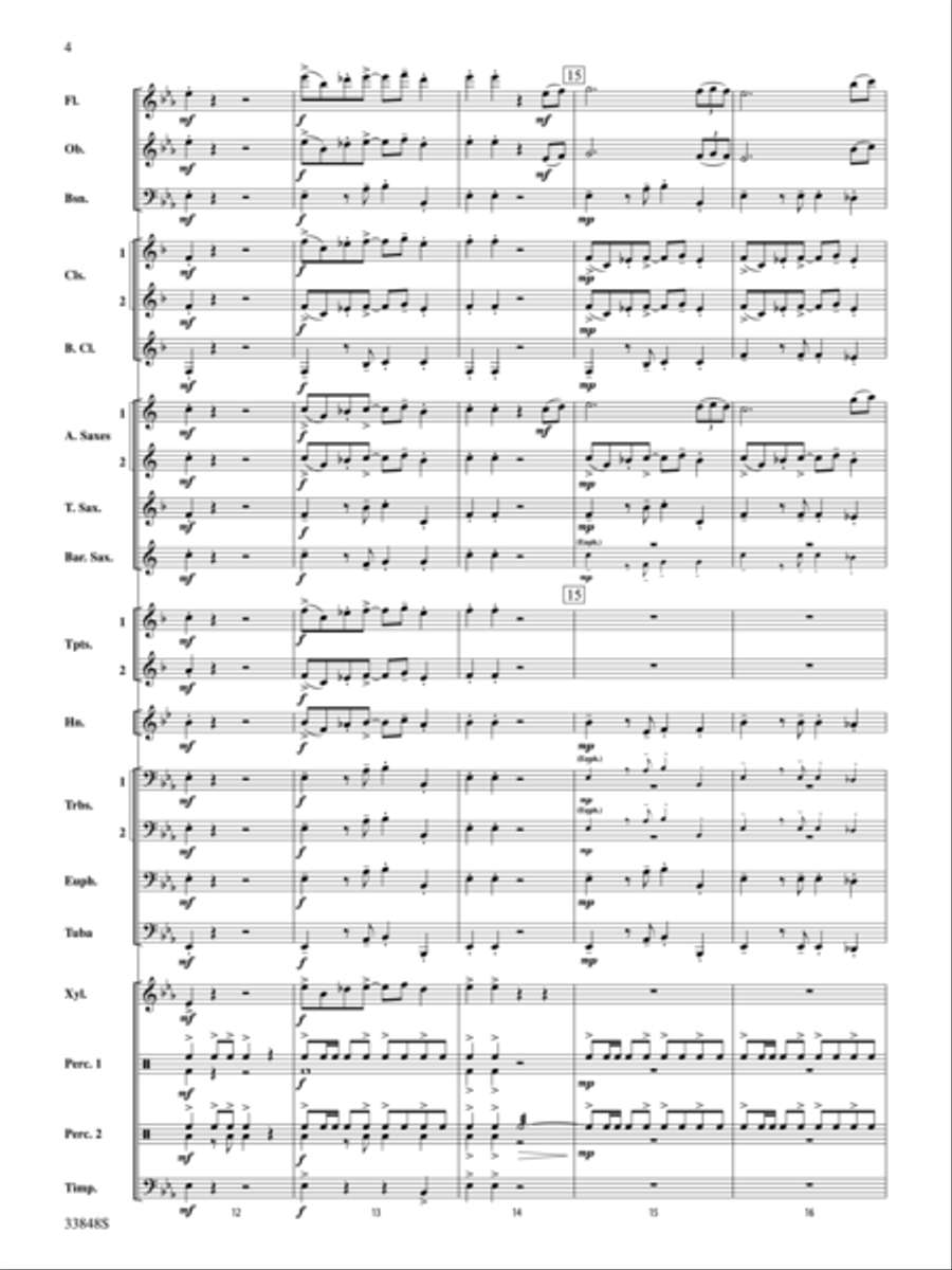 El Tango Concert Band scores gallery preview page 4