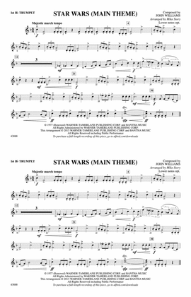 Star Wars (Main Theme): 1st B-flat Trumpet