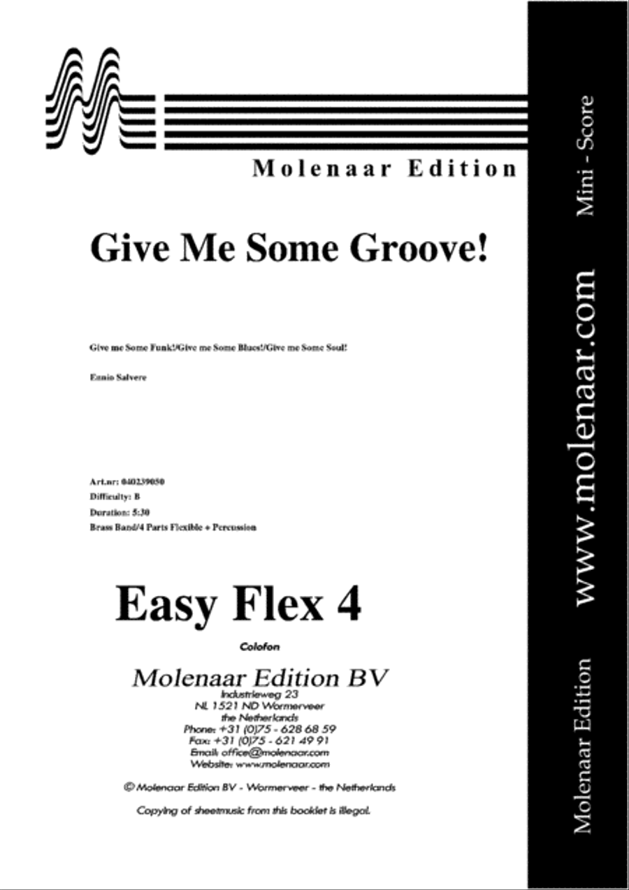 Give Me Some Groove! Brass Band scores gallery preview page 2