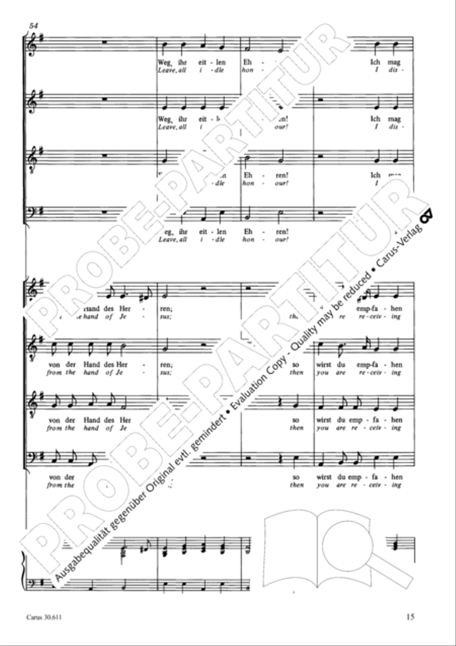 Keep what you have (Halt, was du hast) 4-Part scores gallery preview page 16