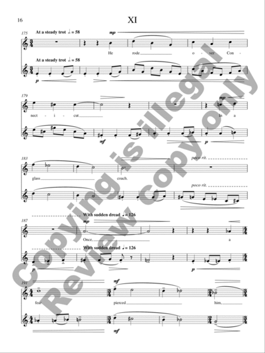 Thirteen Ways of Looking at a Blackbird Alto Saxophone scores gallery preview page 14