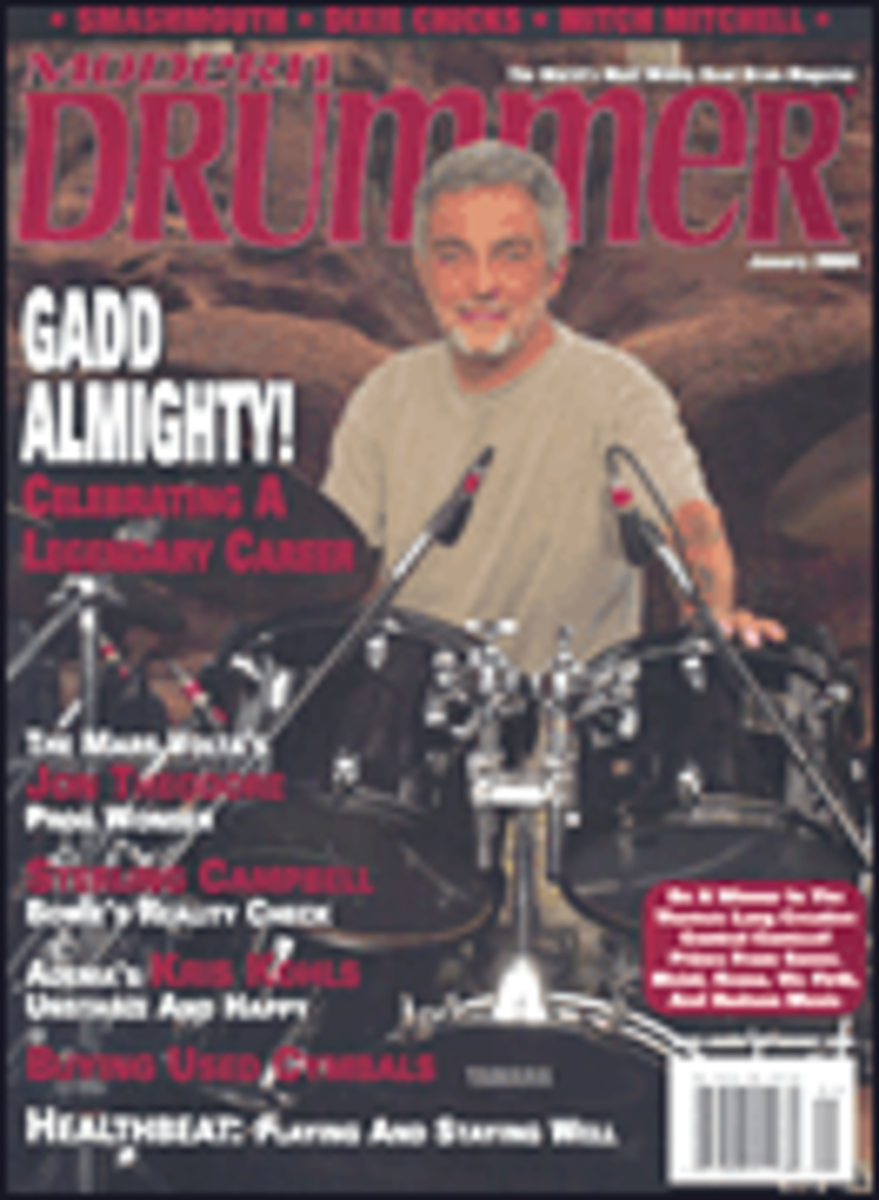 Modern Drummer Magazine Back Issue - January 2004