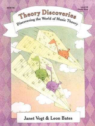 Book cover for Piano Discoveries Theory Book 1B