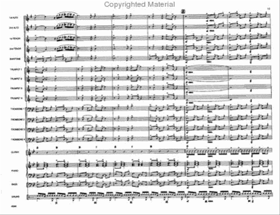 We Three Kings Jazz Ensemble scores gallery preview page 10