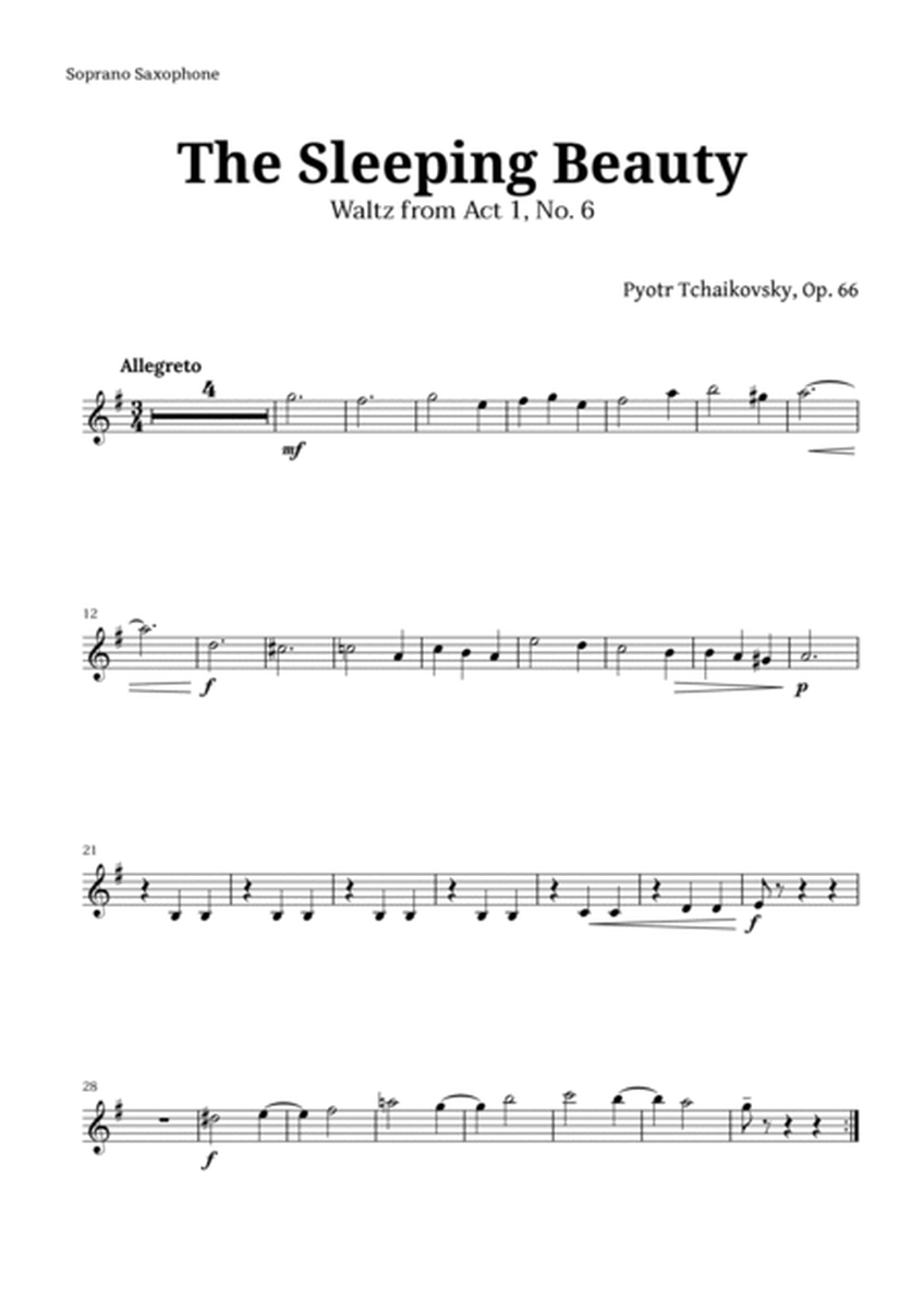 The Sleeping Beauty Waltz for Sax Quartet and Piano image number null