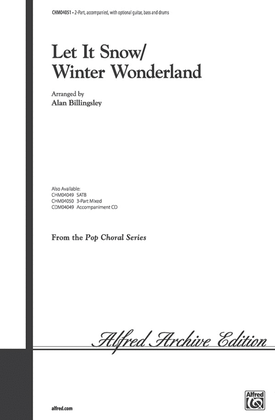 Book cover for Let It Snow / Winter Wonderland
