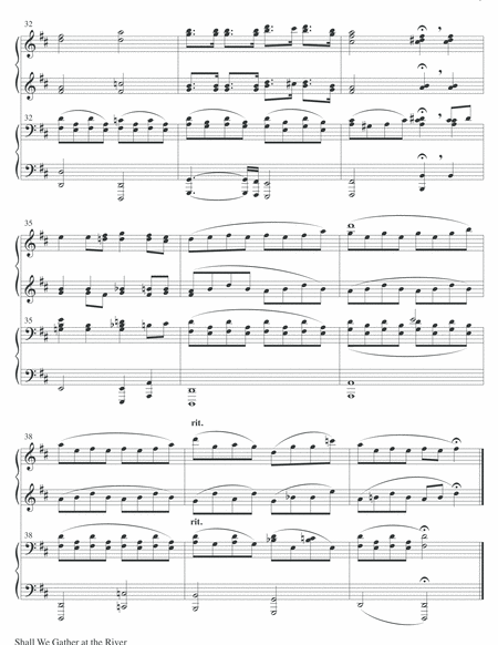 Shall We Gather: Settings for 4-Hand Piano-Digital Download