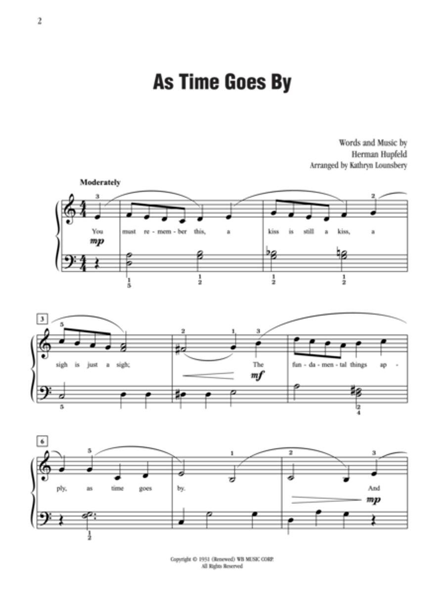 As Time Goes By Small Ensemble scores gallery preview page 2