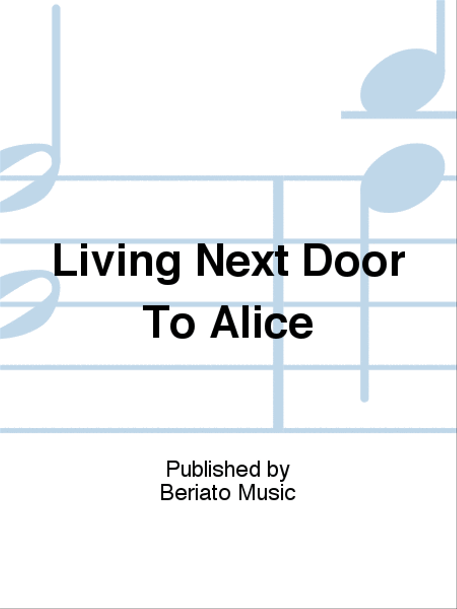 Living Next Door To Alice Piano, Vocal, Guitar scores gallery preview page 1