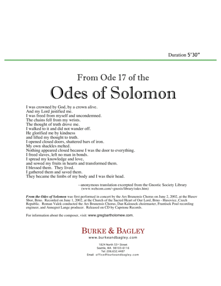 From Ode 17 of the Odes of Solomon image number null