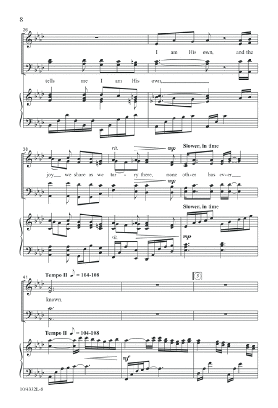 In the Garden 4-Part scores gallery preview page 8