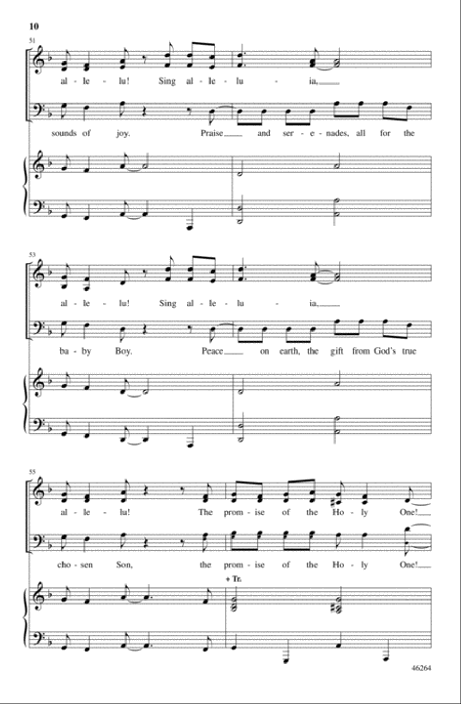 Calypso Cradle Carol 4-Part scores gallery preview page 10