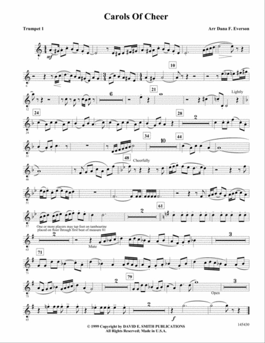 Carols Of Cheer Brass Quartet scores gallery preview page 6