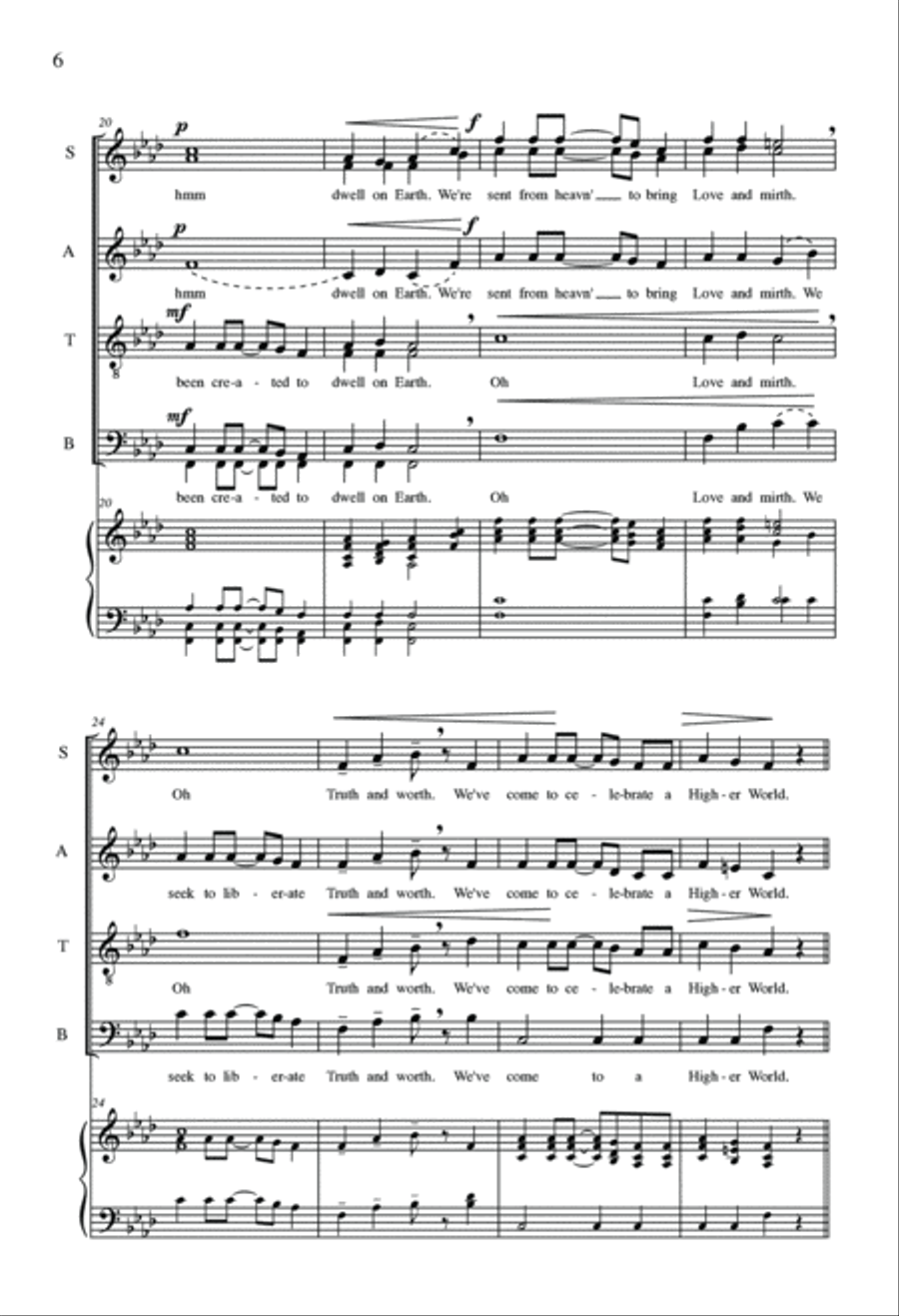 Why, Oh Why? 4-Part scores gallery preview page 5