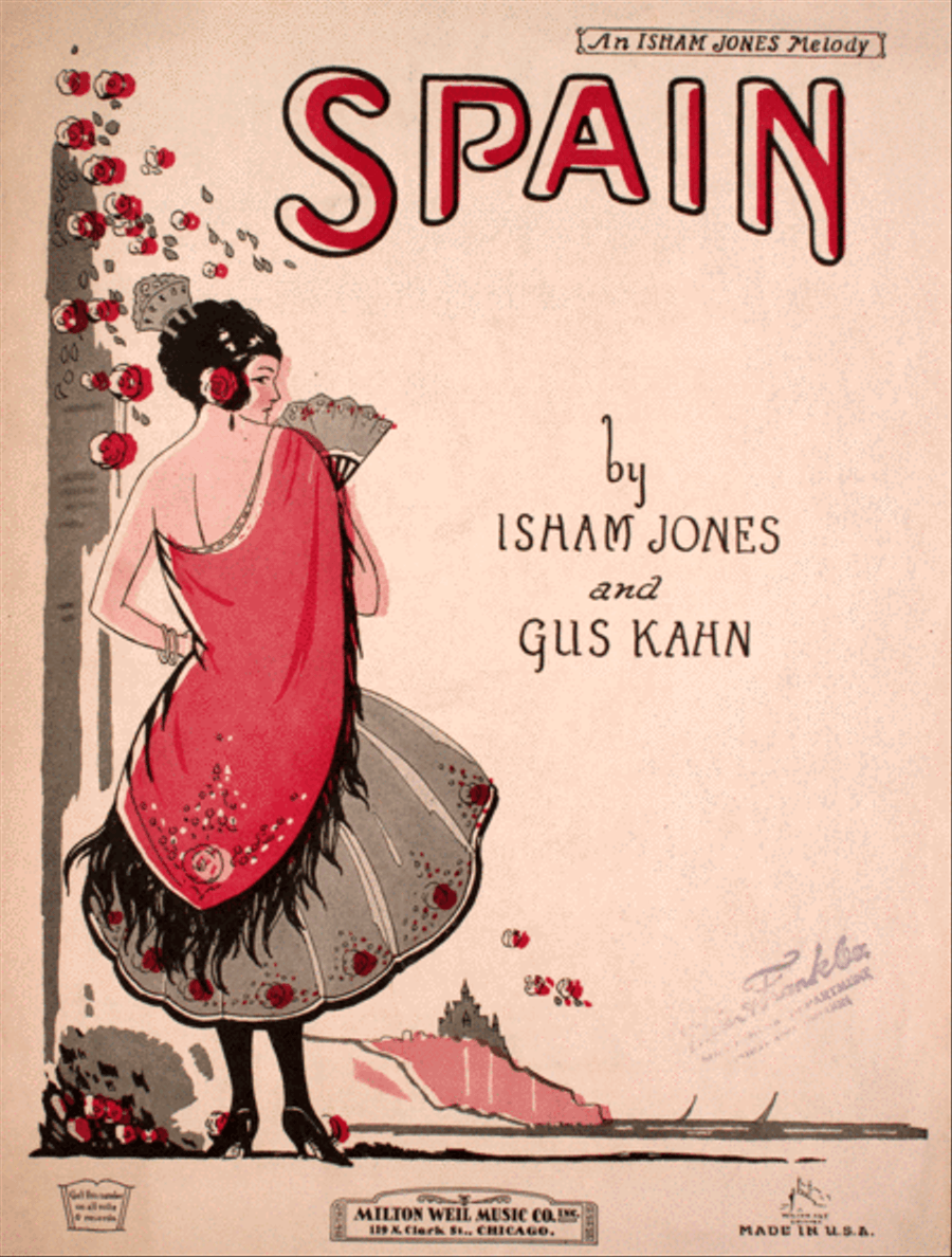 Spain. An Isham Jones Melody Voice scores gallery preview page 1