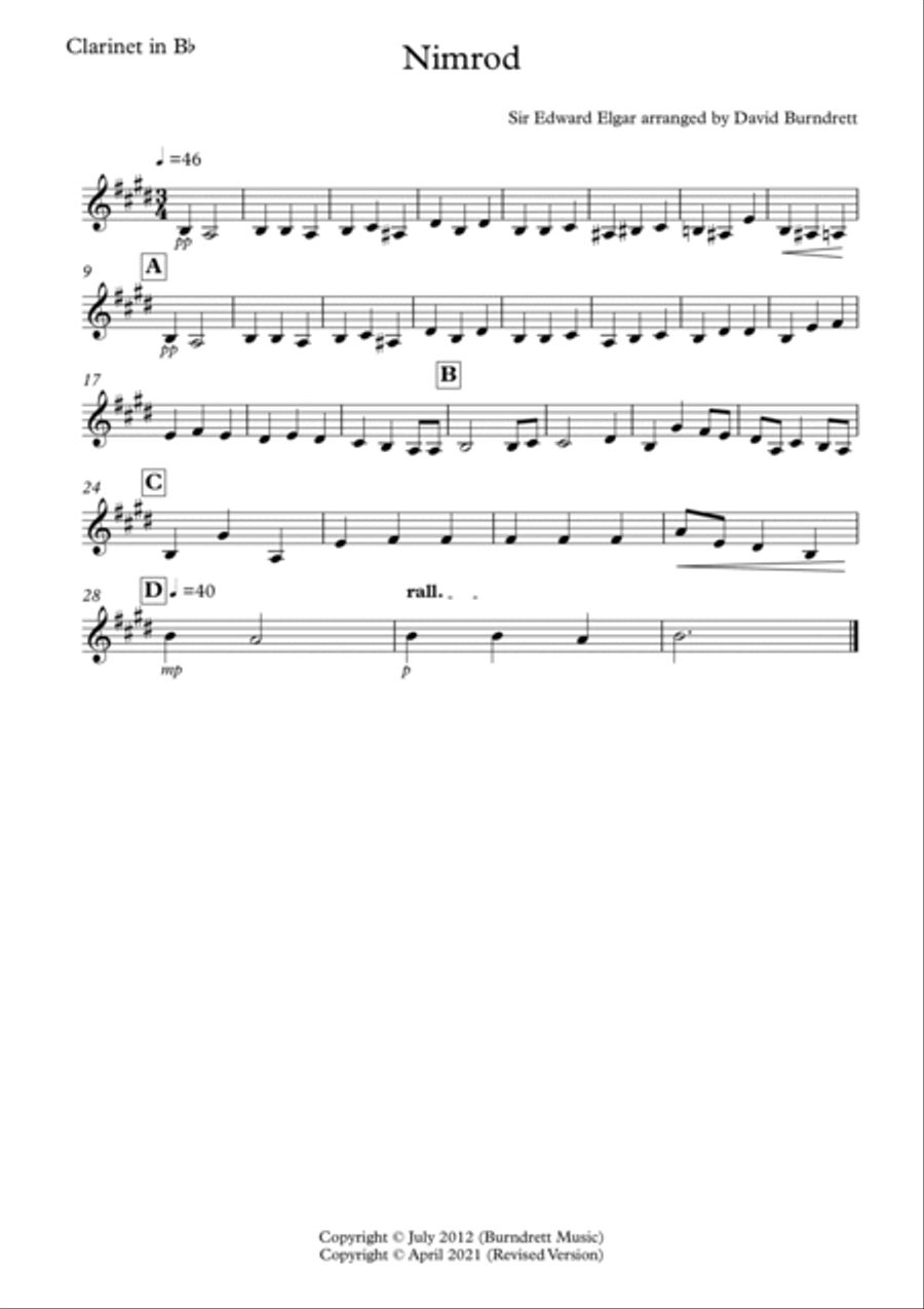 Nimrod (from the Enigma Variations) for School Orchestra Full Orchestra scores gallery preview page 6