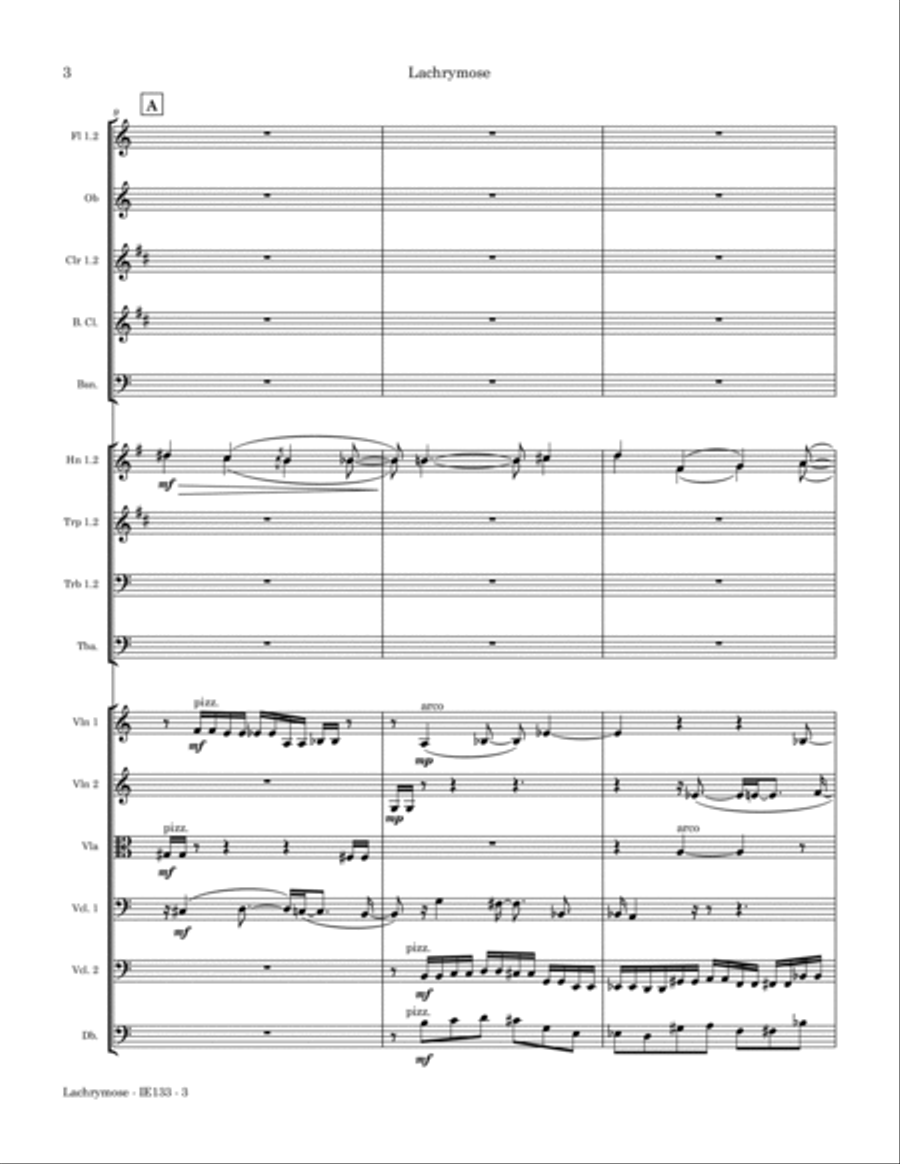Lachrymose Full Orchestra scores gallery preview page 4
