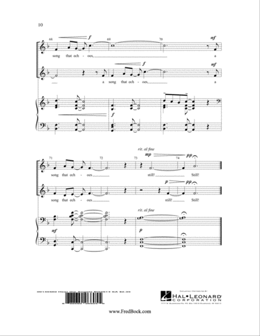 Hear the Angels, Hear Them Sing SA scores gallery preview page 10