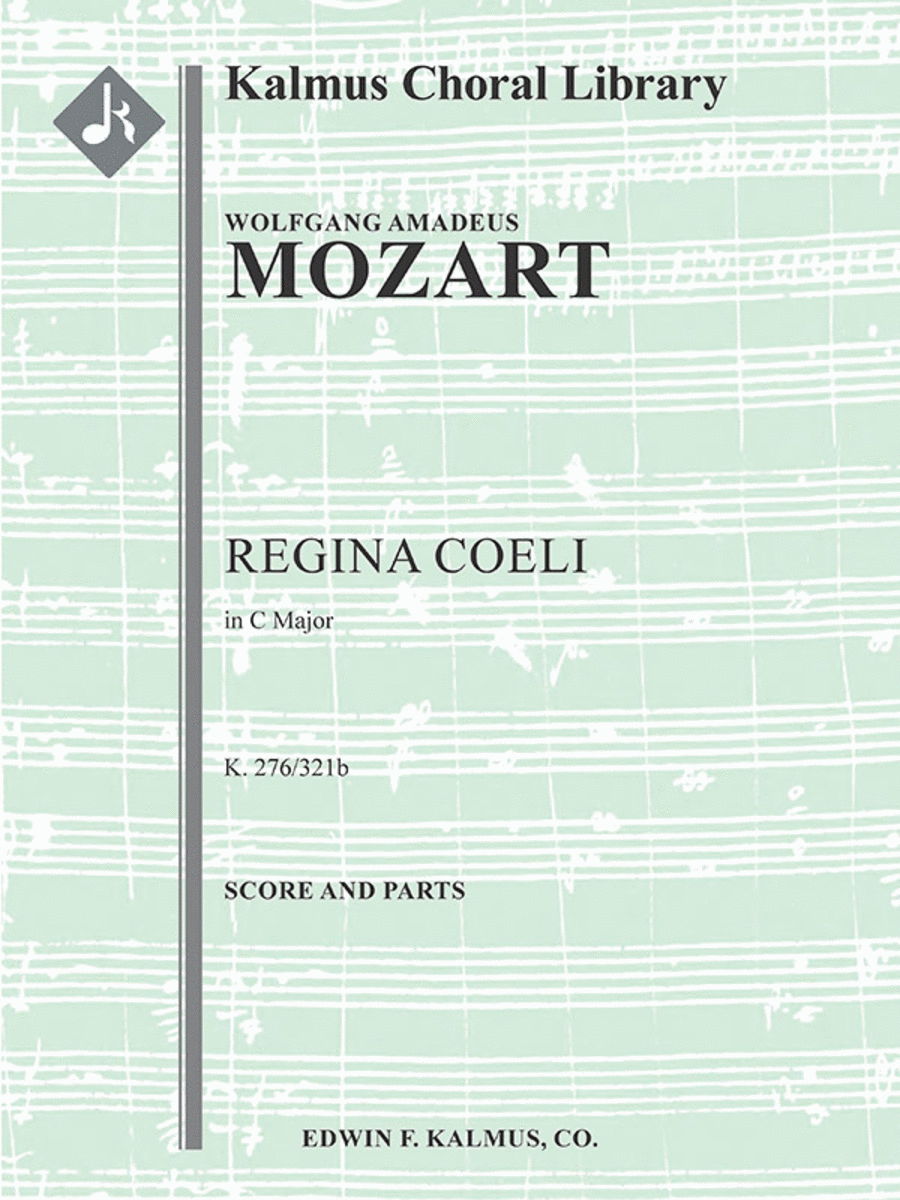 Regina Coeli in C, K. 276/321b Choir scores gallery preview page 1