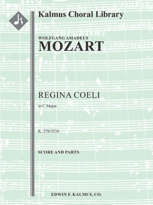 Regina Coeli in C, K. 276/321b