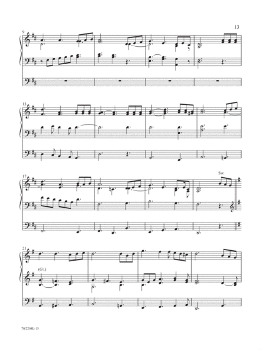 The Organist's Library, Vol 66 Organ Solo scores gallery preview page 8