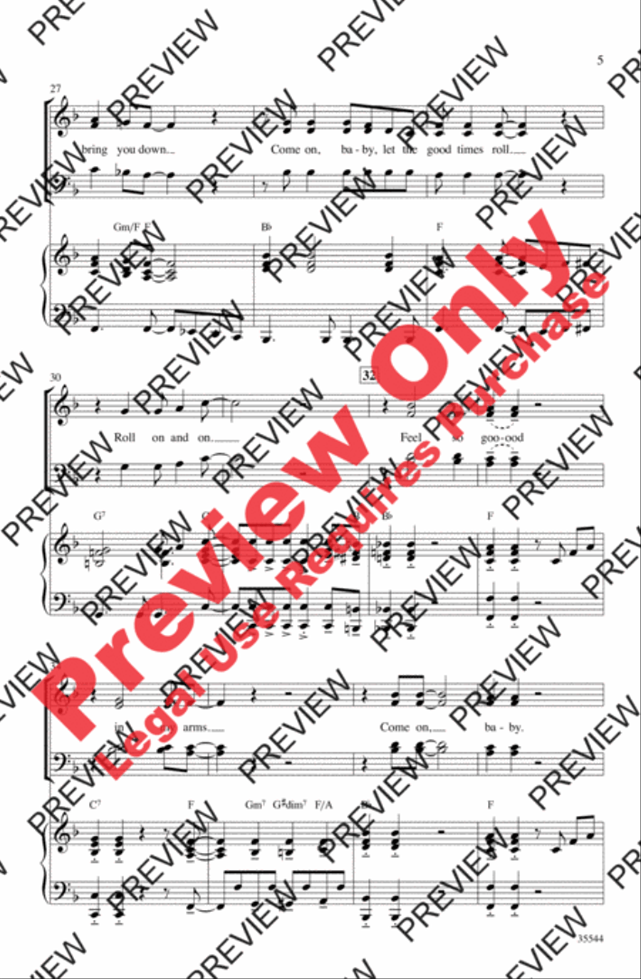 We Love the '50s 4-Part scores gallery preview page 5
