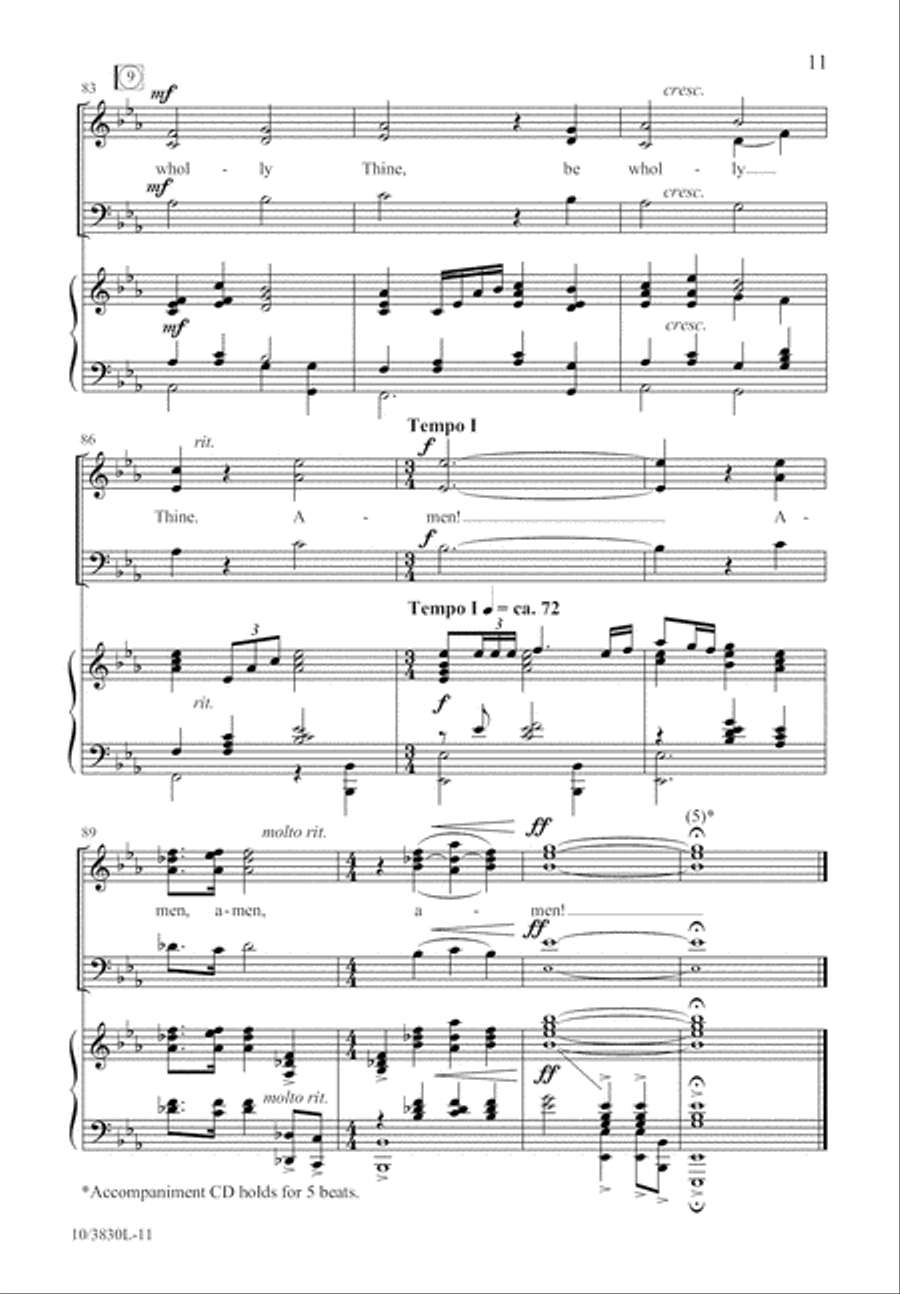 By Faith and Not by Sight 3-Part scores gallery preview page 12