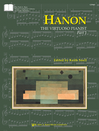 Book cover for Hanon: The Virtuoso Pianist, Part 1