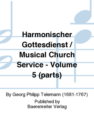 Book cover for Harmonischer Gottesdienst / Musical Church Service - Volume 5 (parts)