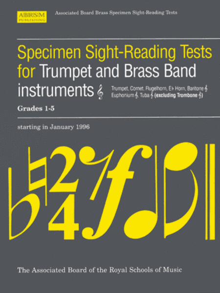 Specimen Sight-Reading Tests for Trumpet and Brass Band Instruments (Treble clef), Grades 1-5 by Various Brass Band - Sheet Music