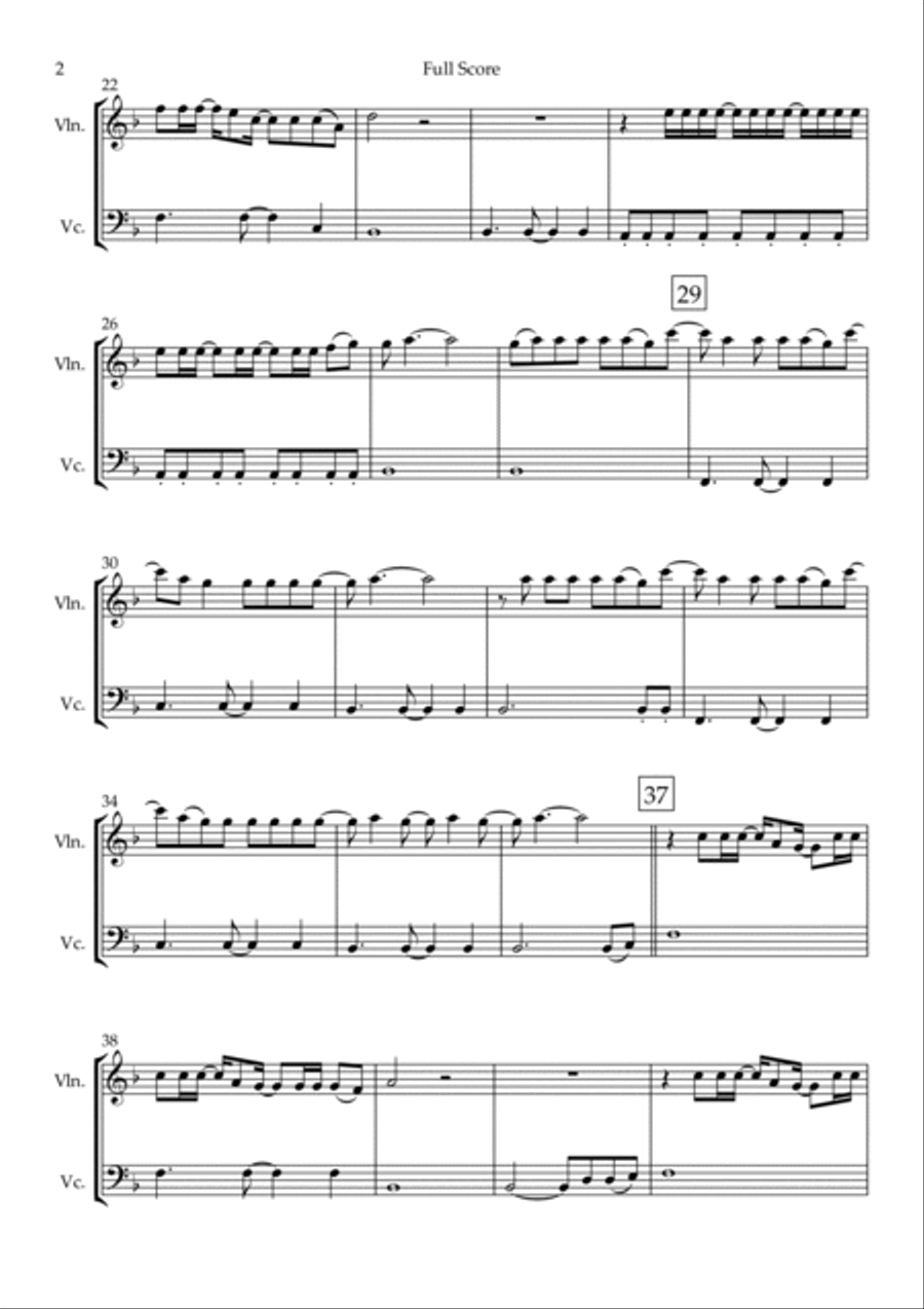 Empire State Of Mind Empire State Of Mind String Duet scores gallery preview page 2