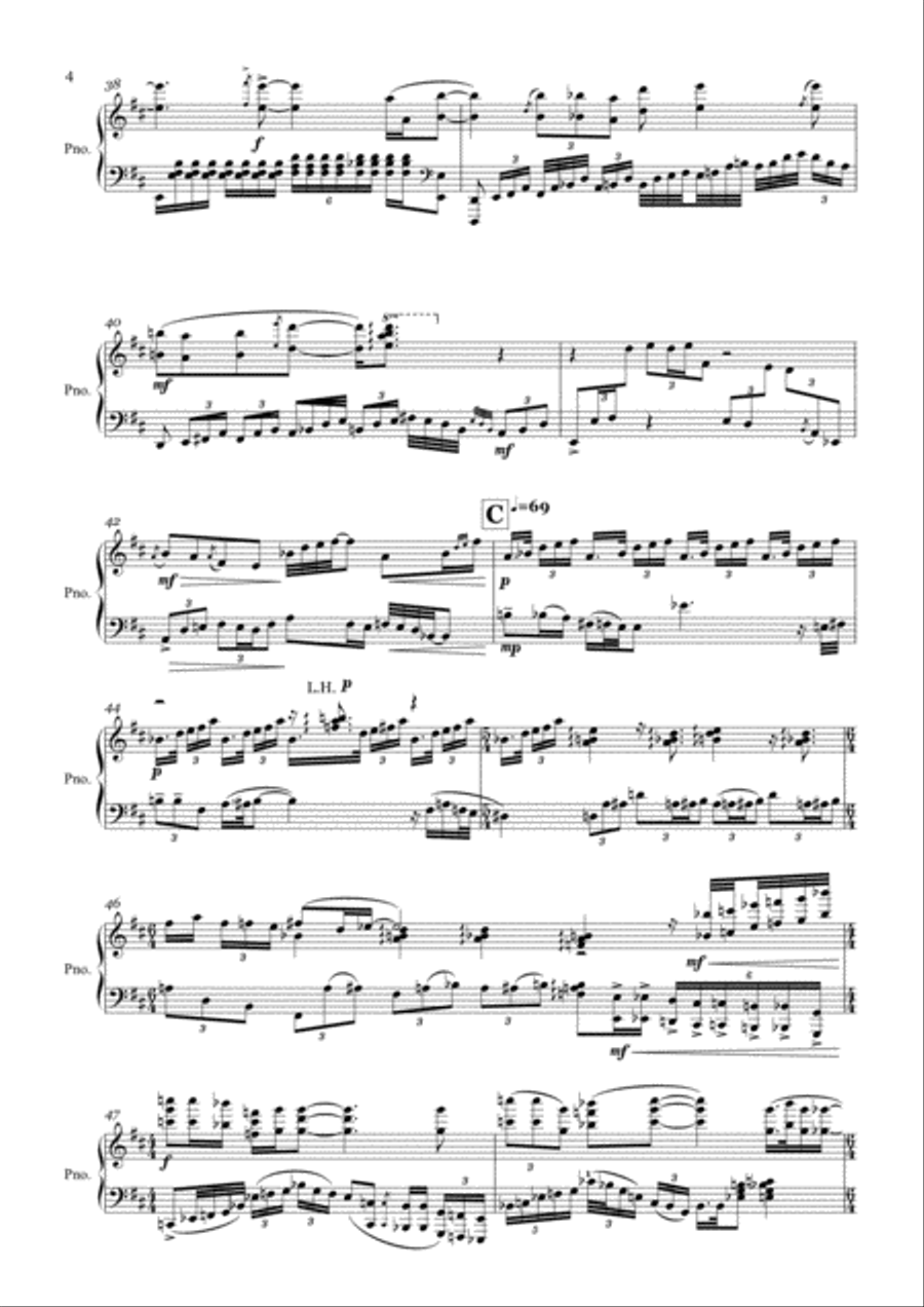 Mountain Song Piano Solo scores gallery preview page 4