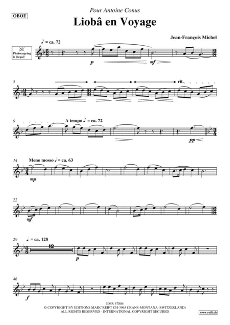 Lioba en Voyage Lioba en Voyage Piano Accompaniment scores gallery preview page 2