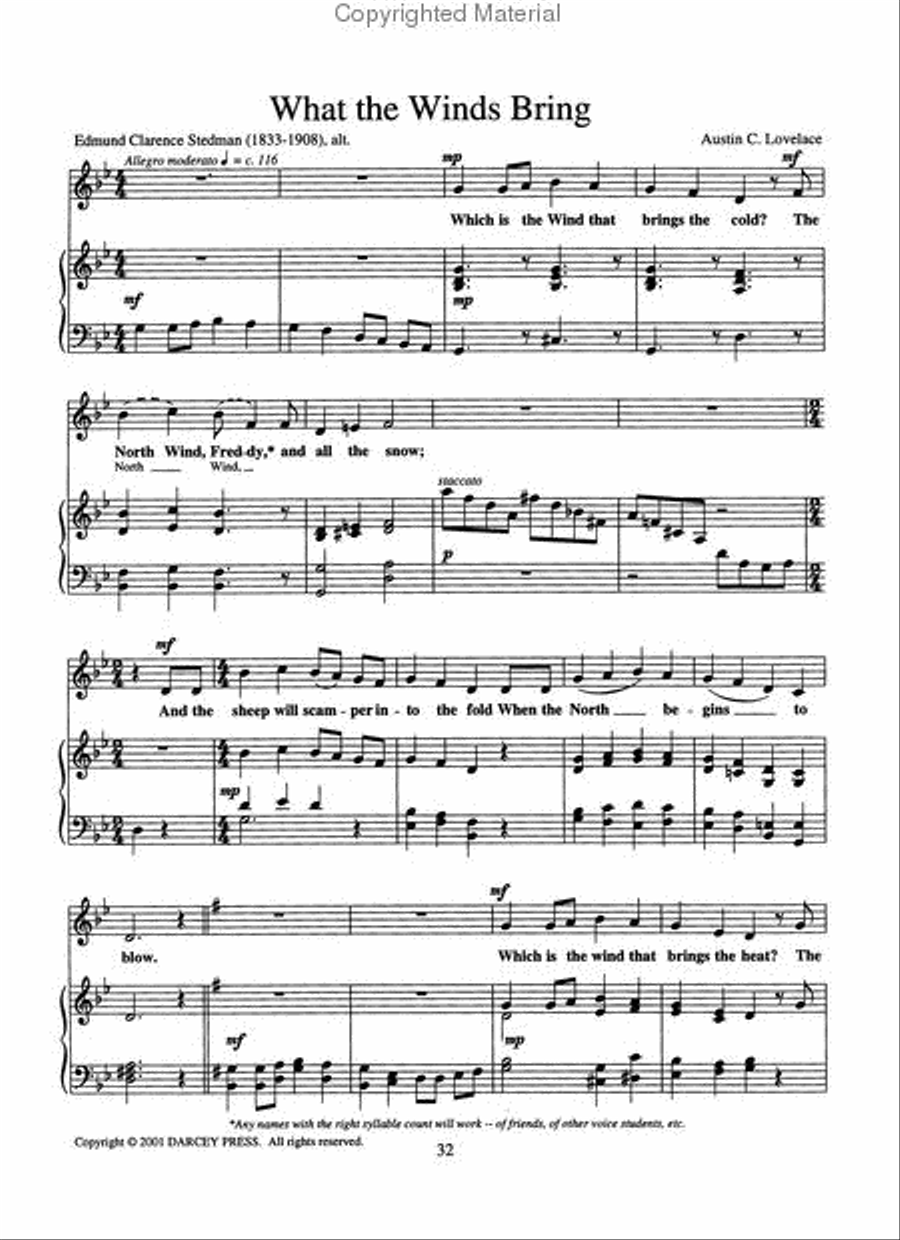 New Songs for New Singers: Book One Voice Solo scores gallery preview page 4