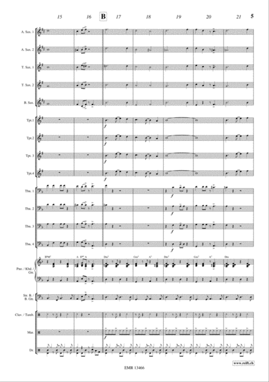 La Zorra La Zorra Big Band scores gallery preview page 6