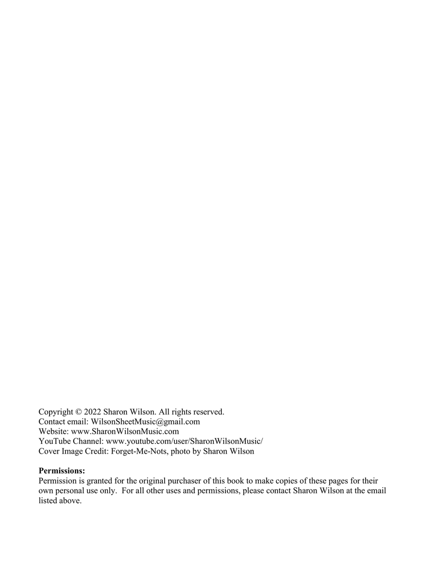 Hymns of Comfort: Music for Funerals and Memorial Services (A Collection of 10 Piano Solos) Piano Solo scores gallery preview page 3