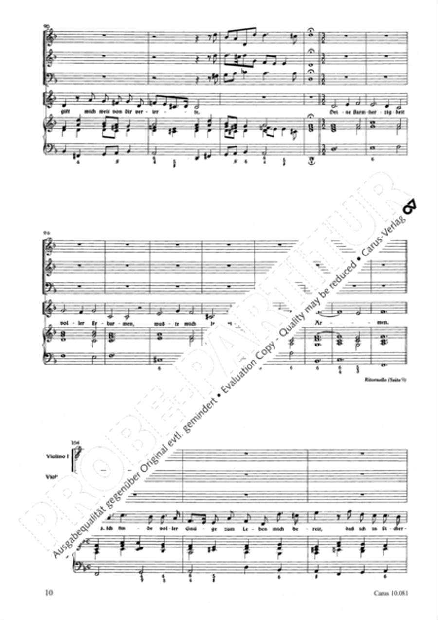Ich will singen von der Gnade 4-Part scores gallery preview page 13