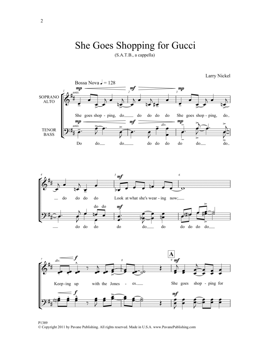 She Goes Shopping for Gucci