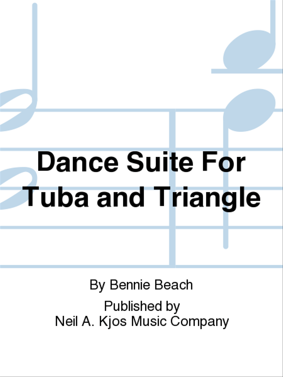 Dance Suite For Tuba and Triangle Tuba scores gallery preview page 1