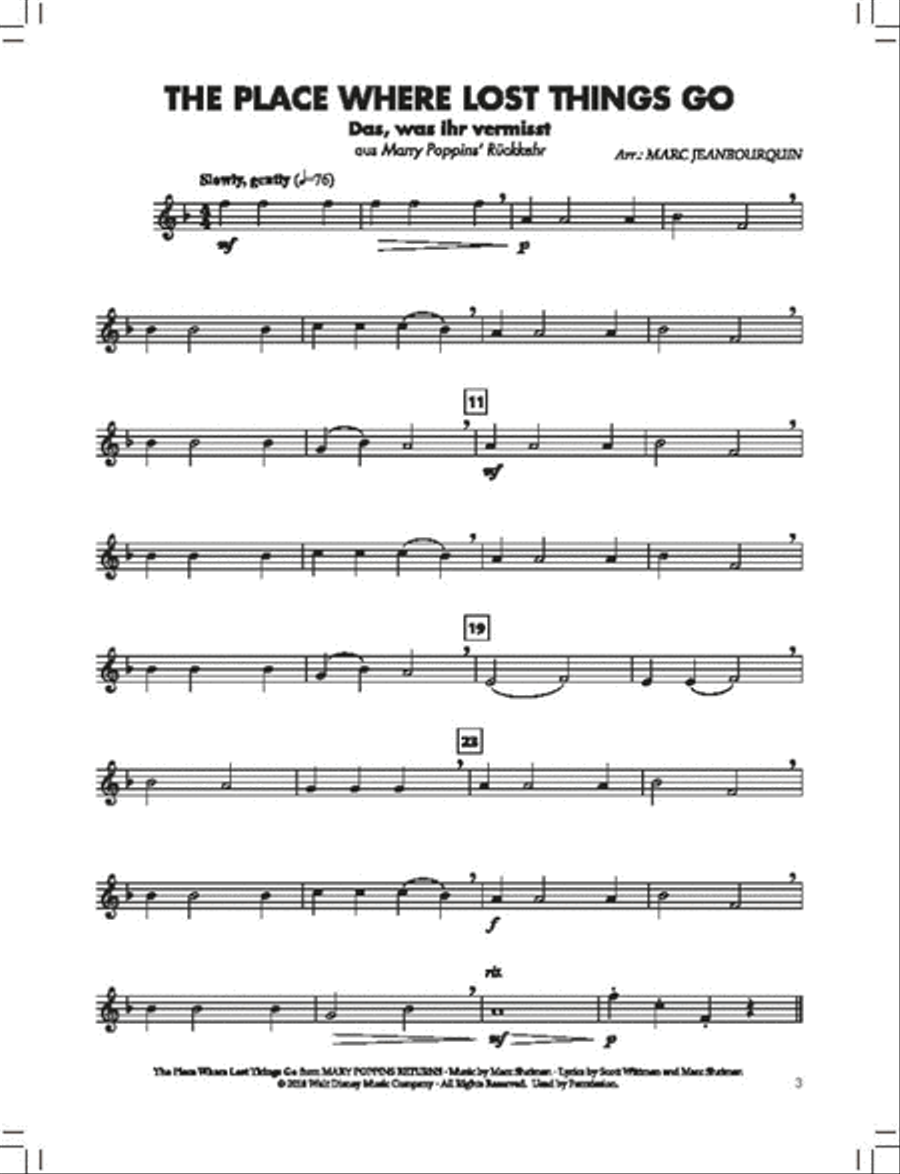 BläserKlasse Disney-Hits - Tenorsaxophon in B Concert Band scores gallery preview page 2