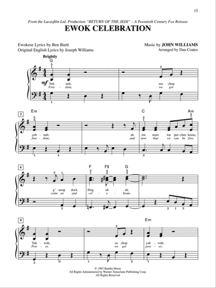 Something for the Boys Easy Piano scores gallery preview page 3