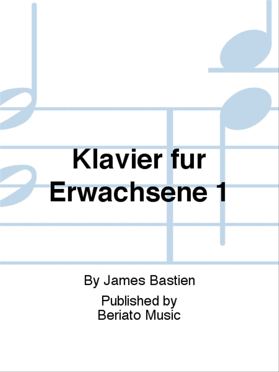 Klavier für Erwachsene 1 Piano Solo scores gallery preview page 1