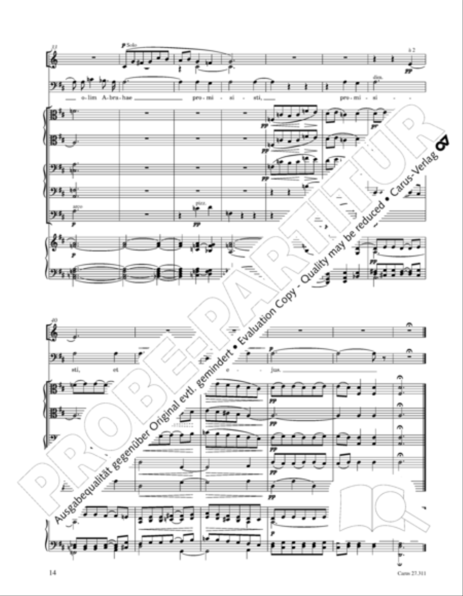 Requiem - church version (Requiem. Fassung mit kleinem Orchester) 4-Part scores gallery preview page 30