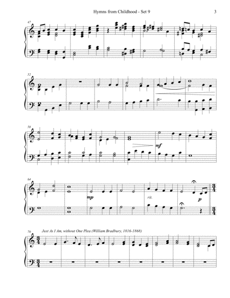 Hymns from Childhood - Set 9 (piano solo) image number null