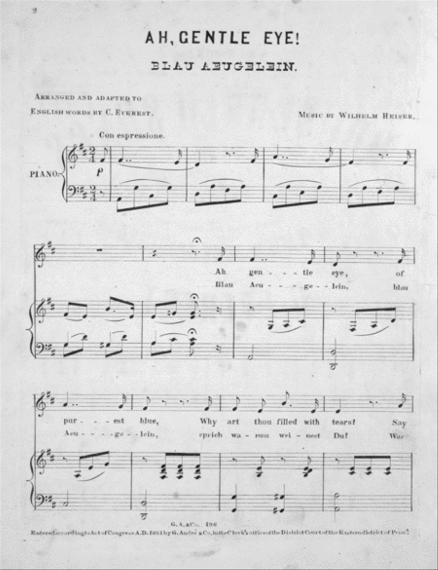 Ah, Gentle Eye Voice scores gallery preview page 2