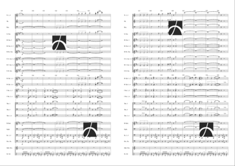Spanish Eyes Concert Band scores gallery preview page 9