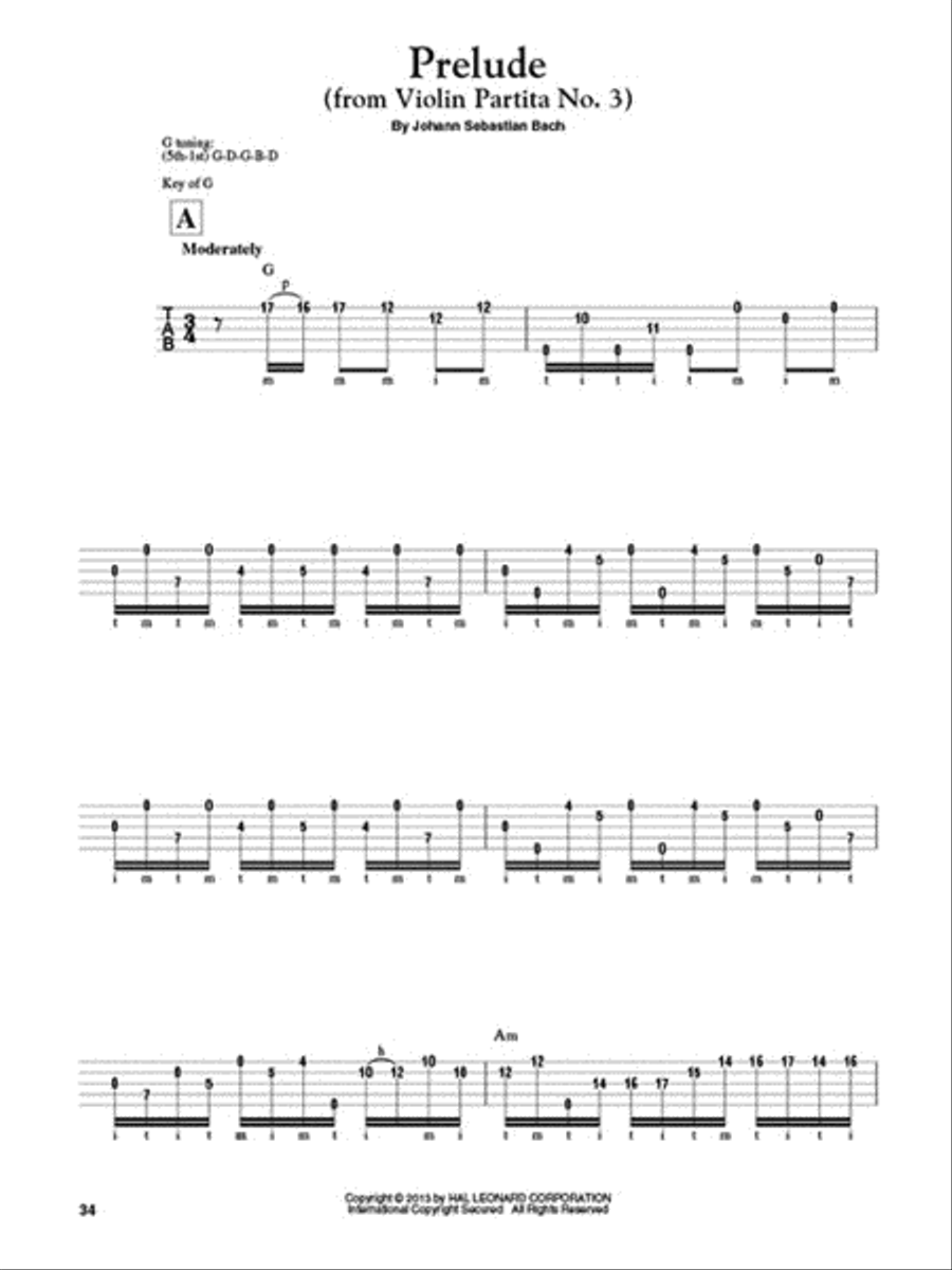 Bach for Banjo Banjo scores gallery preview page 5