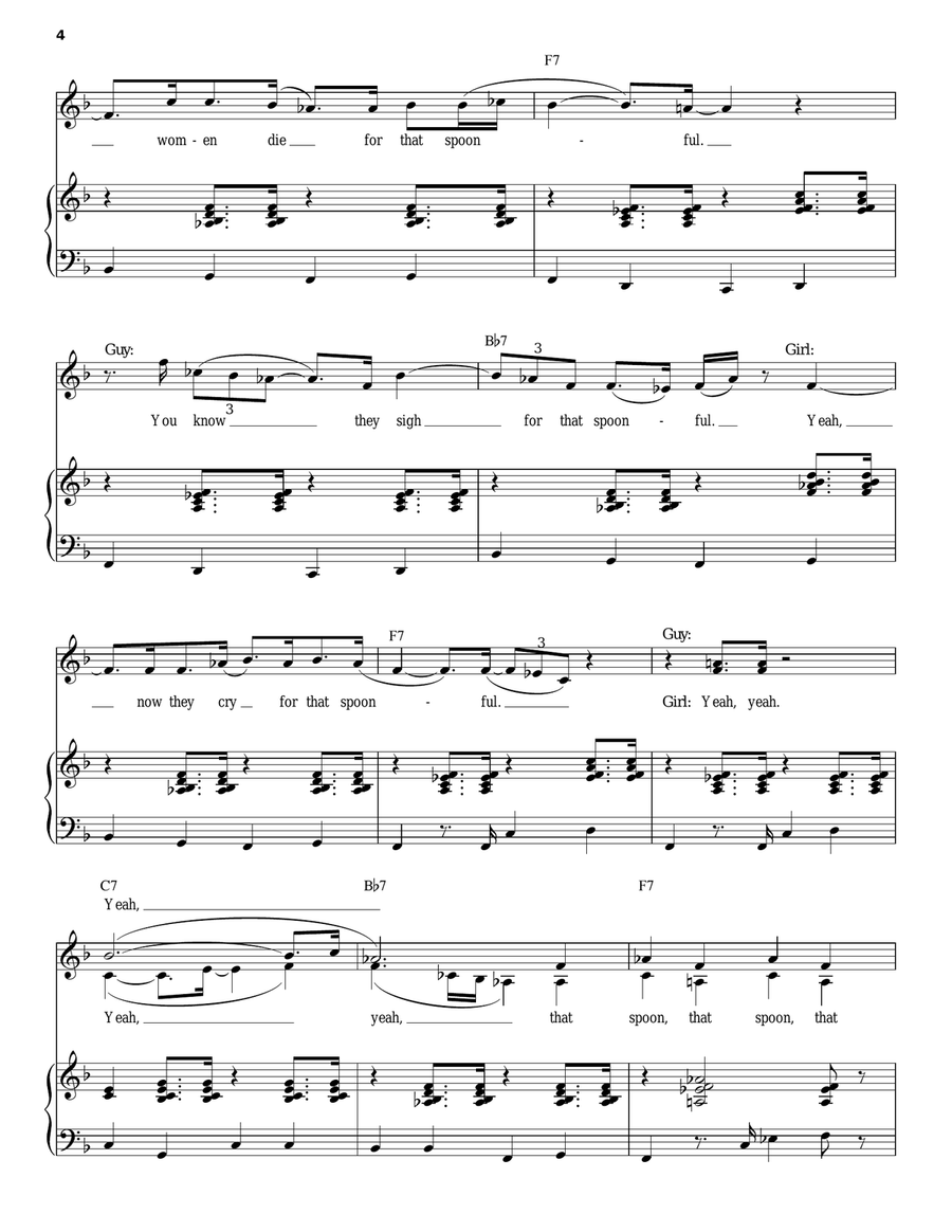 Spoonful Voice scores gallery preview page 4